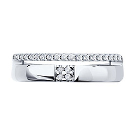 Кольцо SOKOLOV - Серебро 925, Фианит (арт. 94012213)