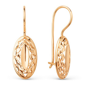 Серьги ЮФ Династия - Золото 585 (арт. 026082-1010)