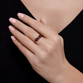 Кольцо Diamant - Золото 585, Гранат (арт. 51-310-01869-2)