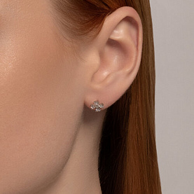 Серьги SOKOLOV - Серебро 925, Фианит (арт. 94026452)