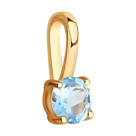 Подвеска SOKOLOV - Золото 375, Топаз (арт. 37732169)