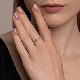 Кольцо SOKOLOV - Серебро 925, Фианит (арт. 94014091)