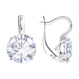 Серьги SOKOLOV - Серебро 925, Фианит (арт. 94026910)