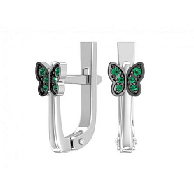Серьги POKROVSKY - Серебро 925, Фианит (арт. 0201546-00445)