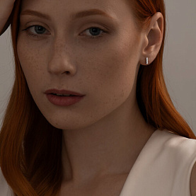 Серьги SOKOLOV - Серебро 925, Фианит (арт. 94025927)