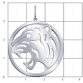 Подвеска Атолл - Серебро 925 (арт. 50251-925)