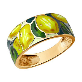 Кольцо SOKOLOV - Серебро 925, Эмаль (арт. 93011095)