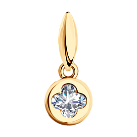 Подвеска SOKOLOV - Серебро 925, Фианит (арт. 93030279)