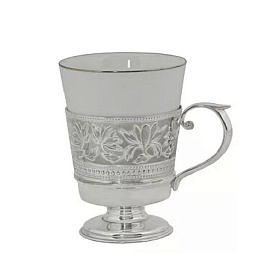 Подстаканник KRASNOE - Серебро 925, Стекло (арт. 3960071020-2Ф)