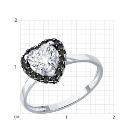 Кольцо Diamant - Серебро 925, Фианит (арт. 94-110-00122-1)