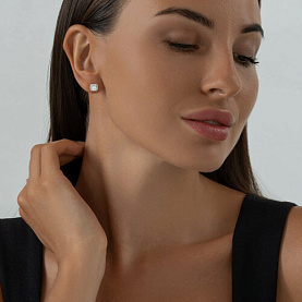 Серьги SOKOLOV - Серебро 925, Фианит (арт. 94025857)