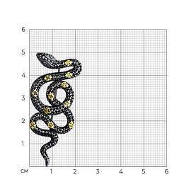 Брошь SOKOLOV - Серебро 925, Фианит (арт. 94040314)