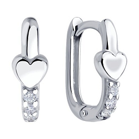 Серьги SOKOLOV - Серебро 925, Фианит (арт. 94026871)