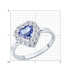 Кольцо SOKOLOV - Серебро 925, Фианит (арт. 94014693)