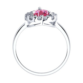 Кольцо SOKOLOV - Серебро 925, Фианит (арт. 94014692)