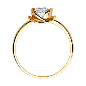 Кольцо SOKOLOV - Серебро 925, Фианит (арт. 93010792)