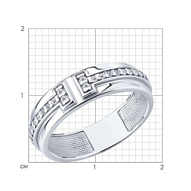 Кольцо Diamant - Серебро 925, Фианит (арт. 94-110-02271-1)