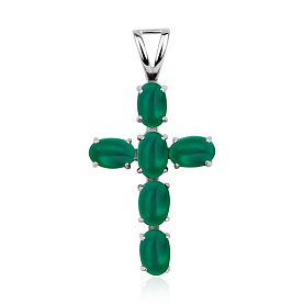 Подвеска KRASNOE - Серебро 925, Агат (арт. 3340396352-60)