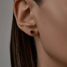Серьги SOKOLOV - Серебро 925, Гранат (арт. 92022402)