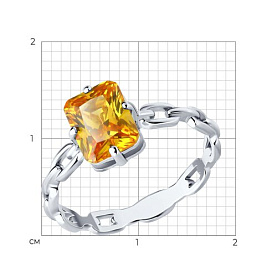 Кольцо SOKOLOV - Серебро 925, Фианит (арт. 94014228)