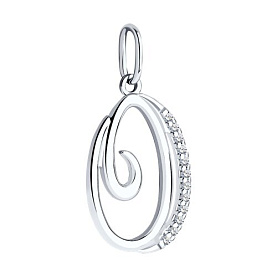 Подвеска Diamant - Серебро 925, Фианит (арт. 94-130-01378-1)