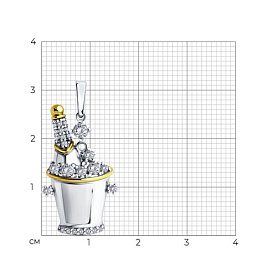 Подвеска SOKOLOV - Серебро 925, Фианит (арт. 94033236)