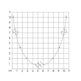 Колье SOKOLOV - Серебро 925 (арт. 94071410)