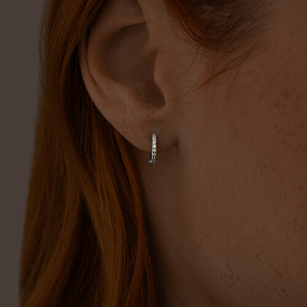 Серьги SOKOLOV - Серебро 925, Фианит (арт. 94025998)