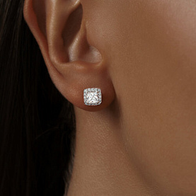 Серьги SOKOLOV - Серебро 925, Фианит (арт. 94025857)