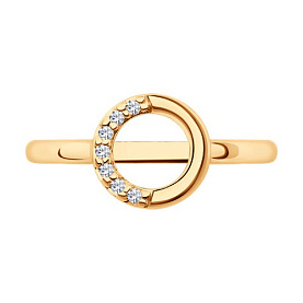 Кольцо SOKOLOV - Серебро 925, Фианит (арт. 93011013)