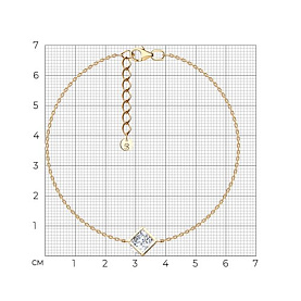 Браслет SOKOLOV - Серебро 925, Фианит (арт. 93050227)