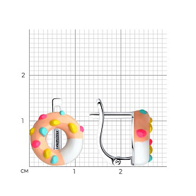 Серьги SOKOLOV - Серебро 925, Эмаль (арт. 94026102)