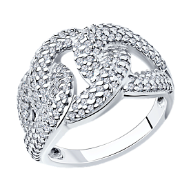 Кольцо SOKOLOV - Серебро 925, Фианит (арт. 94013633)