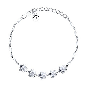 Браслет SOKOLOV - Серебро 925, Фианит (арт. 94050044)