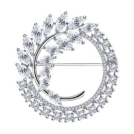 Брошь Diamant - Серебро 925, Фианит (арт. 94-140-00487-1)