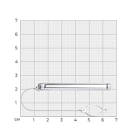 Зажим Diamant - Серебро 925 (арт. 94090018)