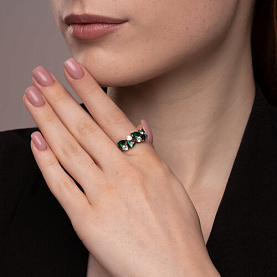 Кольцо SOKOLOV - Серебро 925, Фианит (арт. 94014079)