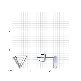 Серьги SOKOLOV - Серебро 925, Фианит (арт. 94023041)