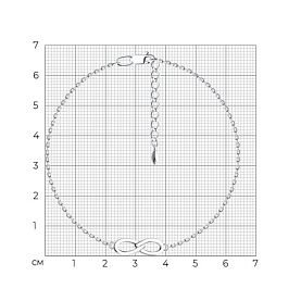 Браслет Diamant - Серебро 925 (арт. 94-150-01180-1)
