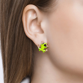 Серьги SOKOLOV - Серебро 925, Эмаль (арт. 93020862)