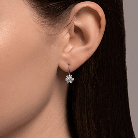 Серьги SOKOLOV - Серебро 925, Фианит (арт. 94026644)