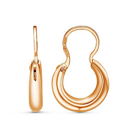 Серьги Красная пресня - Серебро 925 (арт. 33227)