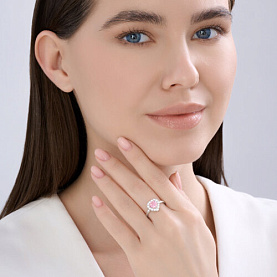 Кольцо SOKOLOV - Серебро 925, Фианит (арт. 94014692)