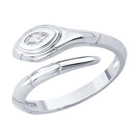 Кольцо SOKOLOV - Серебро 925, Фианит (арт. 94014477)