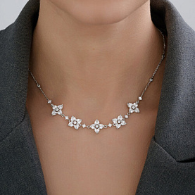 Колье SOKOLOV - Серебро 925, Фианит (арт. 94071204)