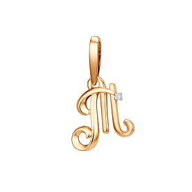 Подвеска ЮФ Династия - Золото 375, Фианит (арт. 101358-5102)