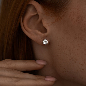 Серьги SOKOLOV - Серебро 925, Фианит (арт. 94025266)