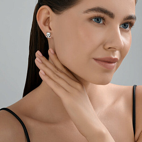 Серьги SOKOLOV - Серебро 925, Эмаль (арт. 94027011)