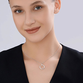 Колье SOKOLOV - Серебро 925, Фианит (арт. 94071294)