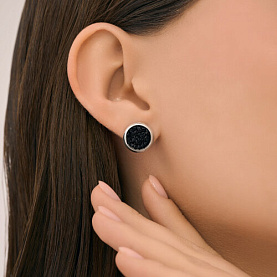 Серьги Diamant - Серебро 925, Кристальная ткань (арт. 94-122-02371-1)